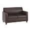 Flash Furniture Loveseat, 29" x 32-1/4", Upholstery Color: Brown BT-827-2-BN-GG - alternate 1