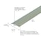 M-D Building Products Aluminum, Pewter, 36 in L, 72 in H, 1.5 in W 43813 - alternate 2