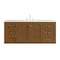 James Martin Vanities Laurent 60" Single Vanity, Honey Oak w/ 3 CM White Zeus Silestone Top 545-V60S-HNO-3WZ - alternate 2