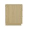 Manhattan Comfort Payton Nightstand in Natural Oak and Gold - Set of 2 2-NS009-GNO - alternate 3