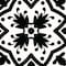 Homeroots 8" X 8" Black White and Gray Bella Peel and Stick Tiles 399964 - alternate 2