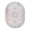 World Rug Gallery Vintage Bohemian Machine Washable Non Slip Area Rug 5 ft x 7 ft Oval Beige 6024BEIGE5OV - alternate 2