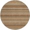 Homeroots 8' Orange And Copper Round Striped Washable Indoor Outdoor Area Rug 610608 - alternate 2