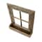 Homeroots 25" X 22" Gray Weathered Wood Window Frame With Planter 380266 - alternate 4
