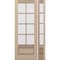 Doornmore G7508, 51.5" x 98" ( 36" Door + 12" Side) Left Hand, Mahogany SDL 8 Lite, 3/4 Lite Exterior Door G7508-SW-3696-G7504-SL_1-1_LI - alternate 2
