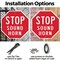 Signmission Stop Sound Horn, 6 inch X 6 inch, Plastic Sign, 2PK OC-P-2PACK-6-12 - alternate 2