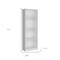 Homeroots Set of Three White Wood Fourteen Tier Modular Bookcase, 3PK 546632 - alternate 3