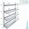 Amgood 16 in. x 60 in. Four-Tier Metal Wall Mount Shelf AMG WSD-1660 X 2-Z - alternate 4