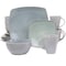 Gibson Elite Soho Lounge 16 Piece Stoneware Dinnerware Set in Light Grey 130932.16 - alternate 1
