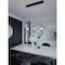 Afx Kiran 3-Light Linear Pendant, 120V, 45W, 3000K, Black KRNP08L30D1BKLNR3 - alternate 2