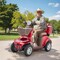 Vevor Heavy Duty 4-Wheel Mobility Scooters 21.5 Miles 3-Speed 500lbs Capacity LUNAR - alternate 3
