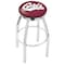 Holland Bar Stool Co 30" Chrome Montana Swivel Bar Stool, Accent Ring L8C2C30MontUn - alternate 1