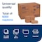 Tork Disposable Napkins, Interfold, Brown, PK12 DX906E - alternate 3