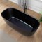 Anzzi Piete Series 32in W x 68in D x 25in H Black Freestanding Bathtub MN6732BKS - alternate 2