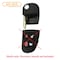 Aks Keys 2000 - 2009 Jaguar Flip Key FS-JAGUAR-03 - alternate 2