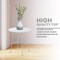 Leisuremod Round 19.7 in W, 19.3 in L, MDF/Stainless Steel, White RSW-19W - alternate 3