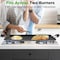 Nutrichef Double Burner Griddle, Non-Stick Stove Top Griddle for Gas Stove, Dishwasher Safe, Heatproof NCMKGP5130 - alternate 2
