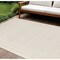 Homeroots 10' X 14' Ivory And Gold Indoor Outdoor Area Rug 573246 - alternate 2