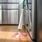 Libman Commercial 10 in x 18 in Strip Wonder Mop, Snap On Connection, Cut-End, Orange, Microfiber 2000 - alternate 2