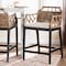 Bali & Pari Abiel Natural Rattan Counter Stool 267-14629-ZORO - alternate 2