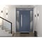 Vdomdoors Steel Door Deux 0729 Gray Graphite 2 Sidelight Exterior Windows Stainless Inserts Single Modern Pai DEUX0729EXD-GRE-W12+36+12 x H80-Left-hand Inswing - alternate 1