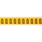 Brady Outdoor Vinyl 1 in Black on Yellow Letters Q Card of 10 Labels, 10PK 1530-Q - alternate 1