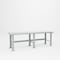 Pucel F Series Workbench, 96 in W x 32-1/2 in H - 37-1/2 in H  x 28 in D, Light Blue F-2896-ABL - alternate 1