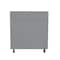 Cambridge Radiance 36in W x 24in D x 34.50in H Ready to Assemble Slab Sink Base Kitchen Cabinet in Matte Grey SA-SB36-MG-KIT - alternate 1