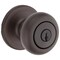 Kwikset 400CV 11P 6AL RCS K3 Entry Knob, Cove, Round 400CV11P6ALRCSK3 - alternate 2