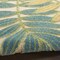 Homeroots 6' Green Yellow And Blue Palm Leaf Indoor Outdoor Runner Rug 548025 - alternate 2