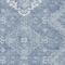 Homeroots 10' X 14' Navy Blue And Denim Blue Medallion Washable Indoor Outdoor Area Rug 589037 - alternate 3