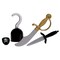 Small World Toys Ryan's Room Make Me A Pirate Dress-Up Costume Accessories 7884 - alternate 1