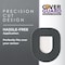 Coverguard CGM Overpatch, Omnipod 5 Insulin Pod, Black Center-cut Design, Waterproof Adhesive, Anti-Fray, 25PK 101-300B - alternate 3