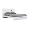 Homeroots Four Piece White Solid Wood Bedroom Set With Mirror 343991 - alternate 5