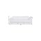 Homeroots 100" White Top Grain Leather Reclining Metal USB Sofa 720361 - alternate 2