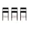 Manhattan Comfort Patricia Barstool in Black - Set of 3 3-BS026-BK - alternate 3