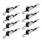 Mytee Products 2in x 10ft Auto Retractable Ratchet Straps with Coated S hook, 8PK RS210Rx8 - alternate 1