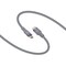 Monoprice USB-C to USB-C Silicone Charging Cable - USB 2.0, 240W PD, Ultra Flexible, 10ft, Gray 47250 - alternate 2