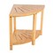 Lavish Home Corner Shower Bench Water Resistant Shower Stool for Inside Shower, Bathroom, or Sauna Foot Rest ST-BATH8-NT - alternate 2