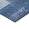 Homeroots 8' X 10' Navy Blue And Sky Blue Geometric Washable Indoor Outdoor Area Rug 612451 - alternate 3