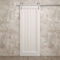 Sartodoors Modern Barn Door 42 x 80 inches, Ego 5006 Painted White Oak, 8FT Silver Rail Track Heavy Hardware EGO5006BD-S-PWO-42 - alternate 3