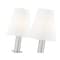 Z-Lite Tova Brushed Nickel 2 Light Wall Sconce 3049-2S-BN - alternate 3