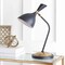 Jonathan Y Albert 21.5" Iron Retro Mid-Century LED Table Lamp, Black/Gold JYL9065A - alternate 3