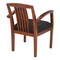 Office Star Products Kenwood Collection Wood Back Guest Chair, Black/Cherry KEN77LCH-3 - alternate 2