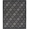 Homeroots 7' X 10' Black Indoor Outdoor Area Rug 522142 - alternate 2