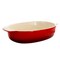 Gibson Crock Pot 2.5 Quart Red Stoneware Bake Pan 124397.01 - alternate 3