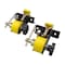 Mytee Products 1-1/2 inx7 ft Yellow Ladder Rack Ratchet Straps with J-Hook (Pair) Round 500 lbs, 2PK RS-LR-Square-Yx2 - alternate 2