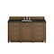 James Martin Vanities Bristol 60" Single Vanity, Saddle Brown, w/ 3 CM Phantome Eclos Top 157-V60S-SBR-3PHT - alternate 1