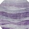 Homeroots 8' Lavender And Purple Round Abstract Washable Indoor Outdoor Area Rug 604985 - alternate 2