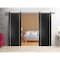 Sartodoors Sturdy Double Barn Door with Hardware, Planum 0410 Black Matte, 13FT Rail Hangers Heavy Set, Modern PLANUM0410DB-BLK-6496 - alternate 1